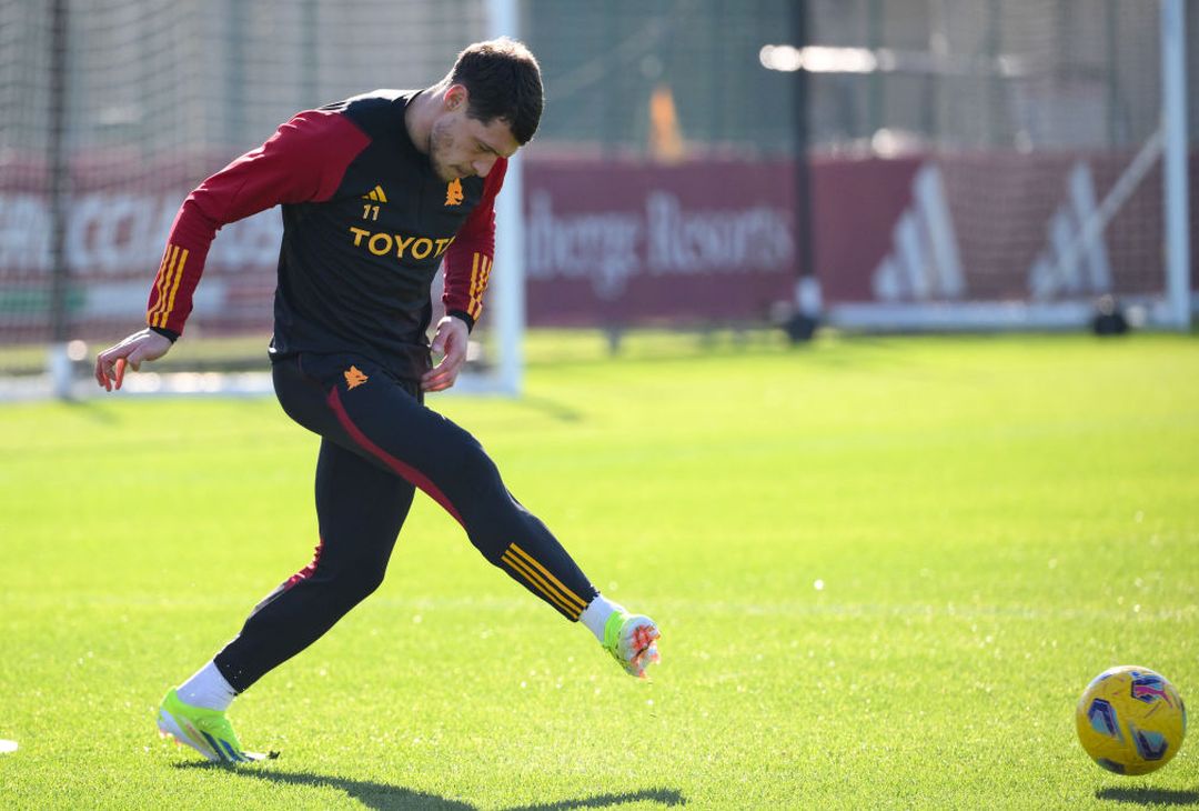 Roma, l’allenamento in vista del Milan – FOTO GALLERY - immagine 4