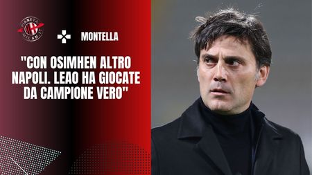 intervista Montella Napoli-Milan Champions League 2022-2023