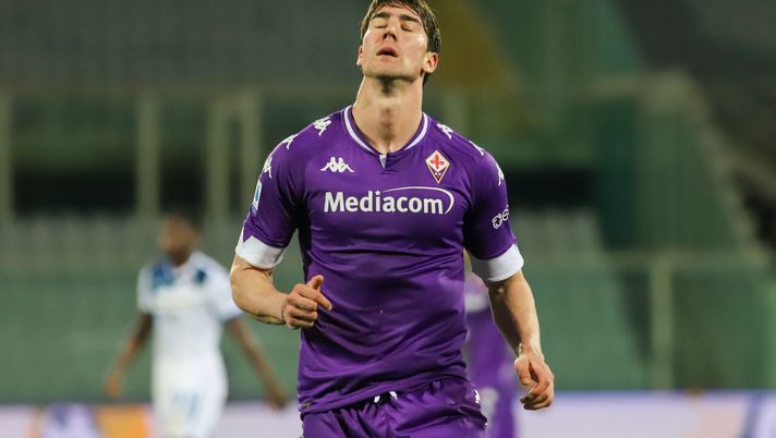 GERMOGLI PH: 11 APRILE 2021 FIRENZE STADIO ARTEMIO FRANCHI SERIE A FIORENTINA VS ATALANTA NELLA FOTO VLAHOVIC 