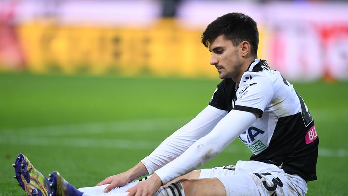 UDINE, ITALY - DECEMBER 23: Igacio Pussetto of Udinese Calcio reacts during the Serie A match between Udinese Calcio and Benevento Calcio at Dacia Arena on December 23, 2020 in Udine, Italy. (Photo by Alessandro Sabattini/Getty Images) 