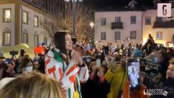 VIDEO / Stefania Constantini torna a Cortina: la festa in suo onore