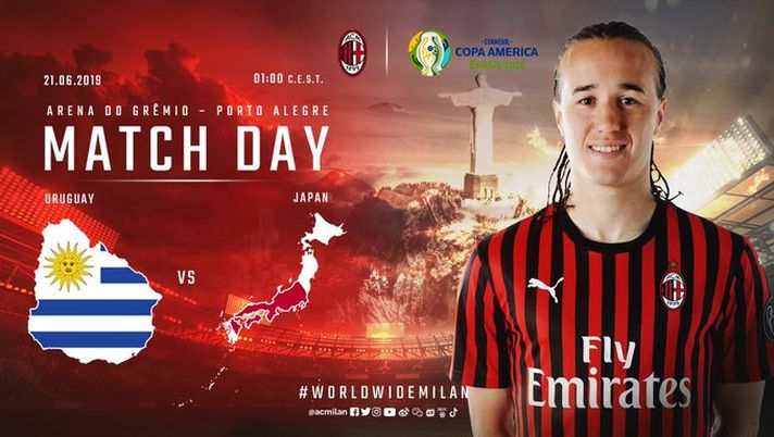 Laxalt impegnato in Copa America, @acmilan 