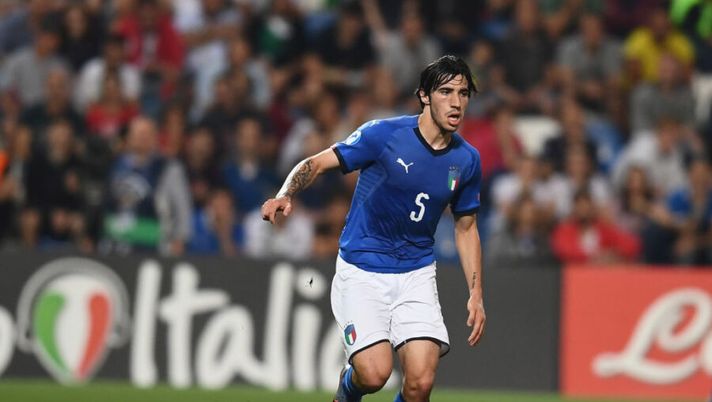 REGGIO NELL'EMILIA, ITALY - JUNE 22: Sandro Tonali of Italy in action during the 2019 UEFA U-21 Group A match between Belgium and Italy at Stadio Citta del Tricolore on June 22, 2019 in Reggio nell'Emilia, Italy. (Photo by Claudio Villa/Getty Images) Tonali sarà l’uomo ovunque del Brescia. Poi andrà via a «cifre impensabili» - immagine 1