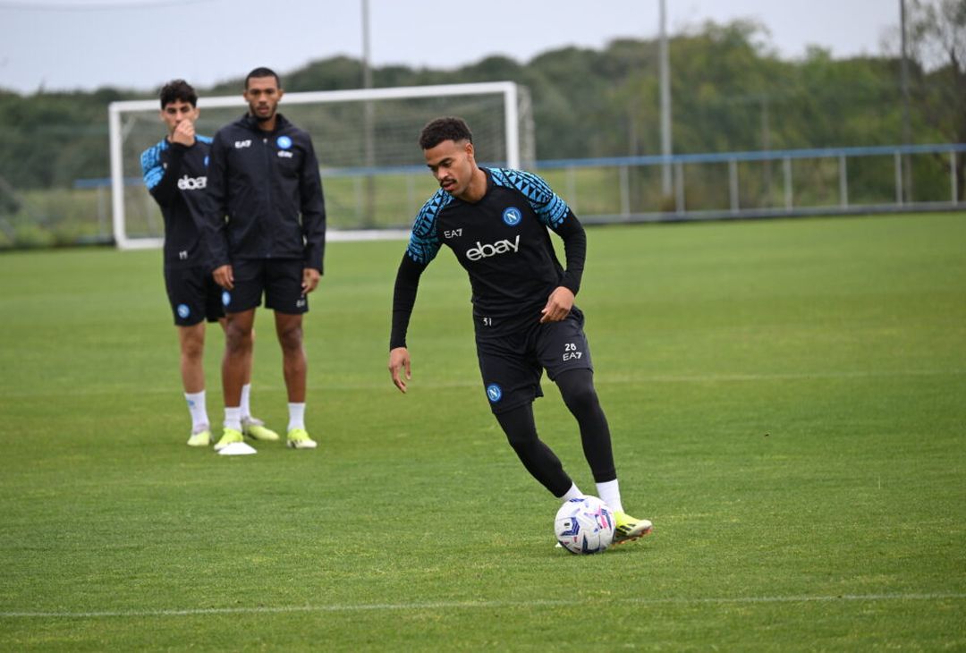 l Napoli si prepara per il match contro l'Atalanta