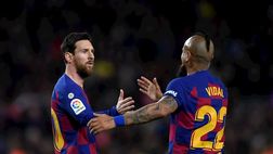 Vidal: “Messi più forte di Ronaldo, è di un altro pianeta. Insieme all’Inter? Vediamo…”