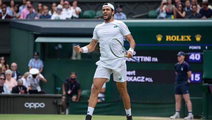 Matteo Berrettini, tennista italiano, ha raggiunto la finale di Wimbledon 2021 (Getty Images)