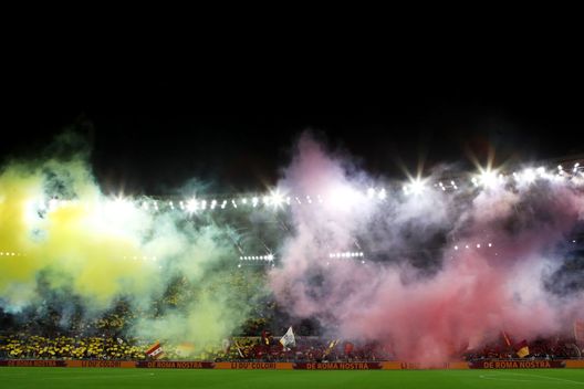 Getty Images La coreografia della Curva Sud per il derby: “1927 noi decidemmo di essere Roma”- immagine 2