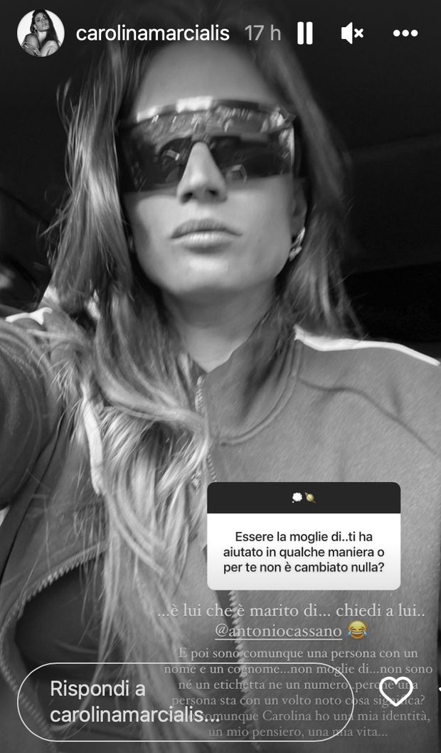 “Cosa vuol dire essere la moglie di Cassano?”. Carolina Marcialis risponde così- immagine 2