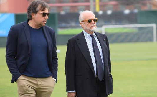 Napoli Giuntoli De Laurentiis (getty images) Napoli Cristiano Giuntoli De Laurentiis