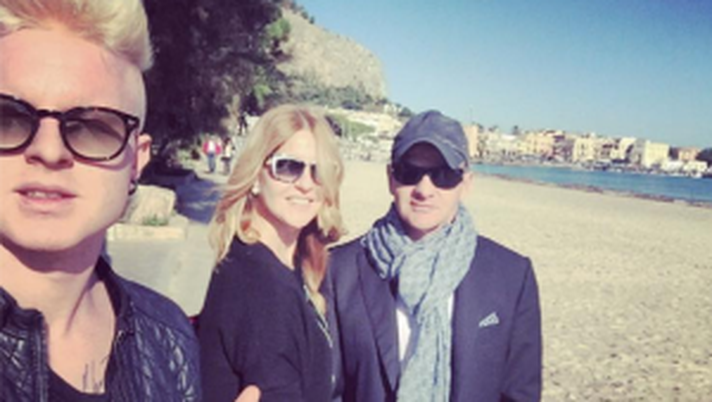 Foto, relax a Mondello per Iachini e famiglia 