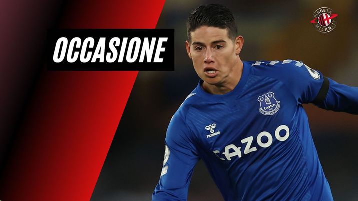 James Rodríguez (centrocampista Everton), obiettivo di calciomercato del Milan | AC Milan News (Getty Images) 