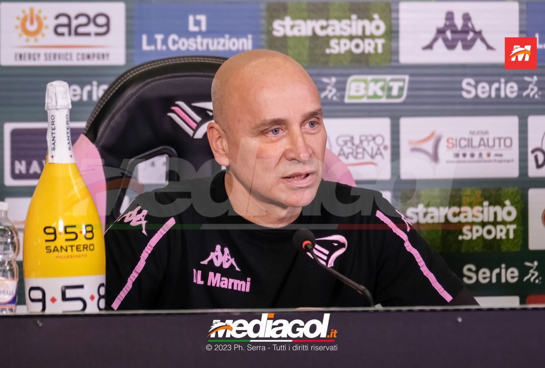 FOTO PALERMO, verso il Bari: Mister Corini in sala stampa (Gallery) - immagine 17