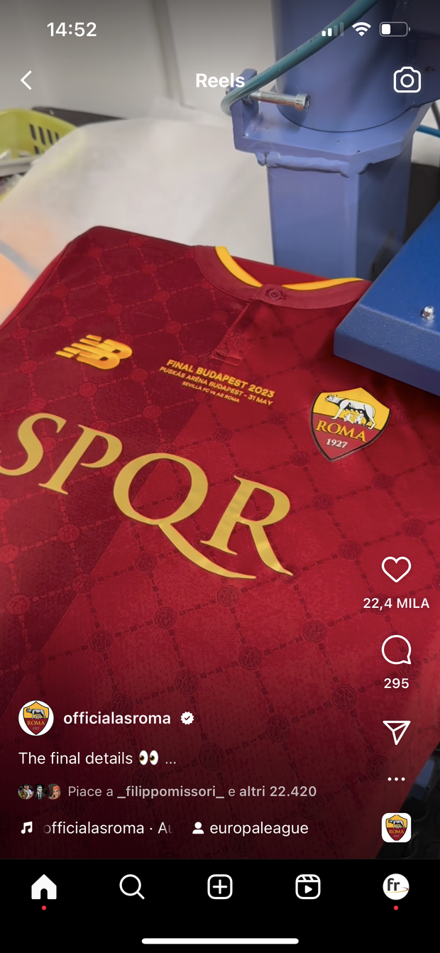 Roma, ecco la maglia della finale: svelati gli ultimi dettagli e la patch speciale- immagine 2