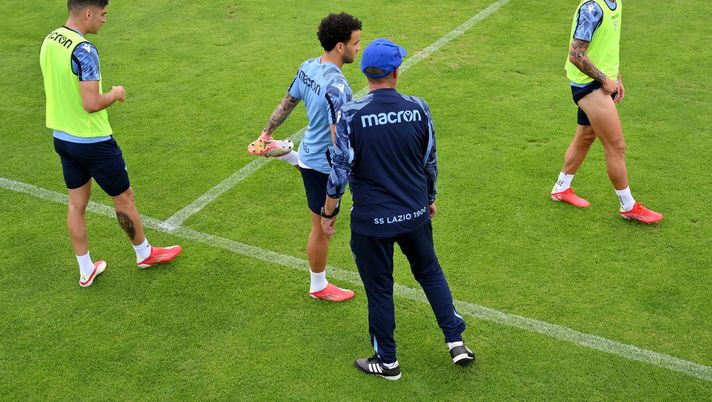 Felipe Anderson e Sarri Felipe Anderson e Sarri