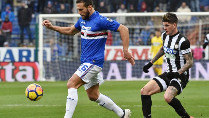GENOA, GE - FEBRUARY 25: Matias Silvestre of Sampdoria opposed to Rodrigo De Paulo of Udinese during the serie A match between UC Sampdoria and Udinese Calcio at Stadio Luigi Ferraris on February 25, 2018 in Genoa, Italy. (Photo by Paolo Rattini/Getty Images) Sorpresa Silvestre: può rescindere con la Sampdoria e restare in Serie A - immagine 1