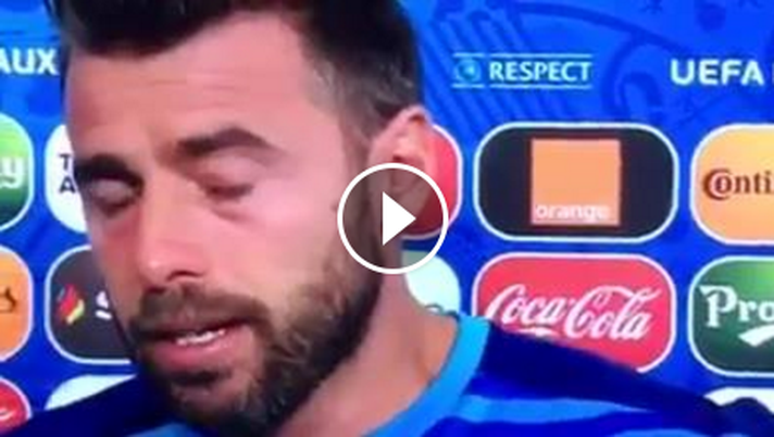 VIDEO, Italia fuori: Barzagli si commuove in diretta tv, era la sua ultima partita 