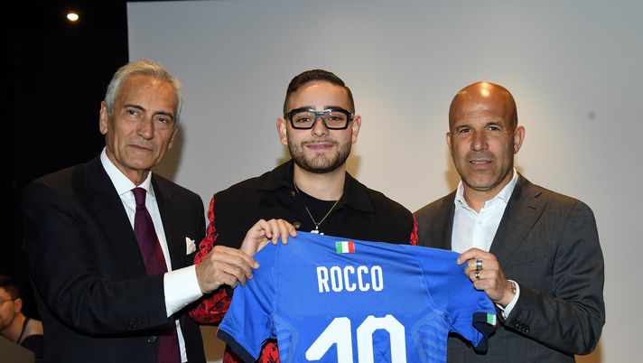 Gabriele Gravina president of FIGC, Rocco Hunt and head coach Italy U21 Luigi Di Biagio. (Photo by Claudio Villa/Getty Images) Gabriele Gravina president of FIGC, Rocco Hunt and head coach Italy U21 Luigi Di Biagio. (Photo by Claudio Villa/Getty Images)