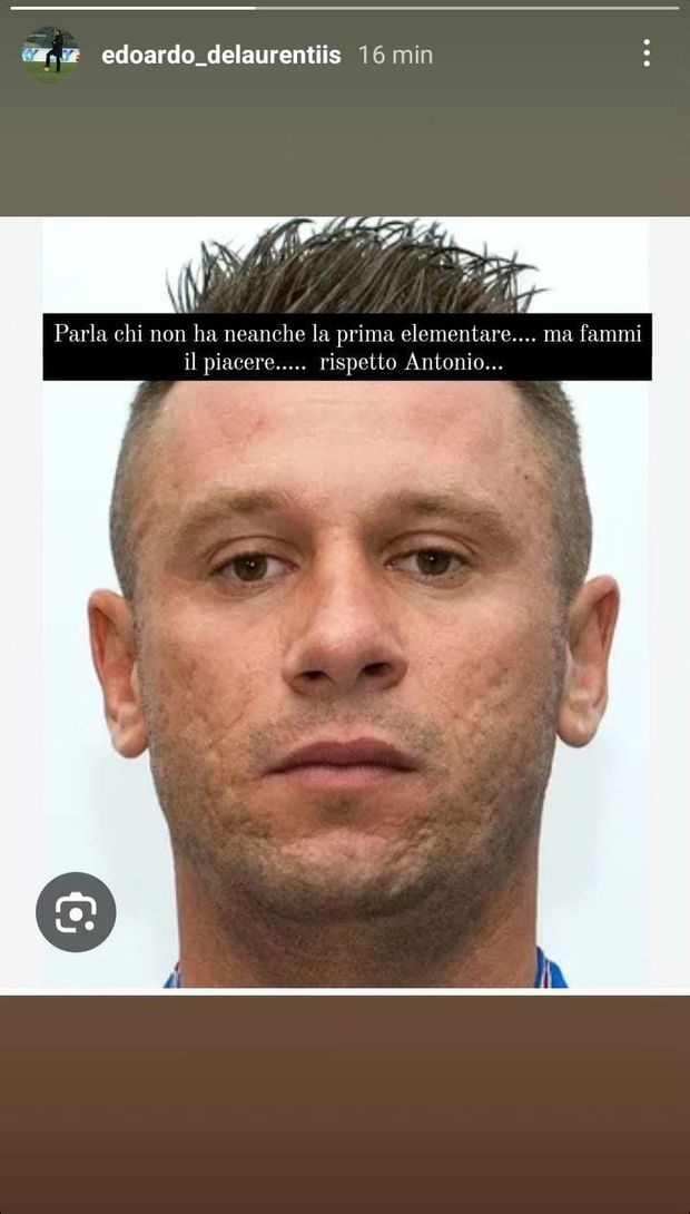 Edo De Laurentiis replica a Cassano: “Parla chi non ha neanche la prima elementare!”- immagine 2