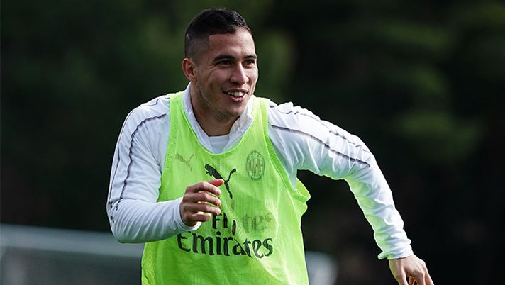 Jose Mauri in allenamento con il Milan a Milanello (credits: acmilan.com) 