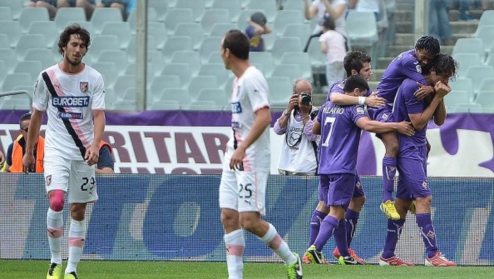 Gazzetta: &#8220;Palermo, 10 motivi di rivalsa vs Fiorentina. Dal 7-1 del 39&#8242;, alla rete di Toni che condannò i rosa in B&#8221; 