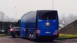 Primo intoppo per l’Inter a Bologna: il traffico. La squadra è arrivata in ritardo
