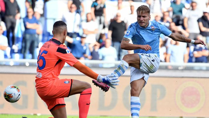 19 ottobre 2019, Lazio-Atalanta 3-3: Ciro Immobile al tiro (credits: GETTY Images) 