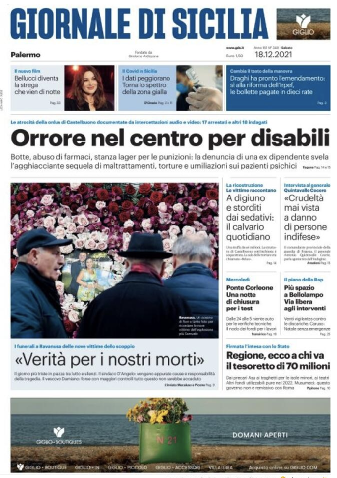 prima pagina
