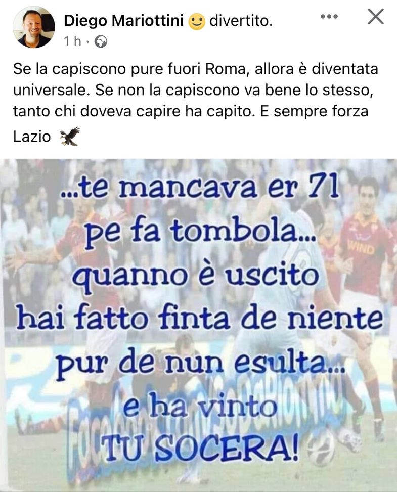 Il derby della tombola a Natale: sui social romani esce il 71, il numero di Lulic- immagine 2