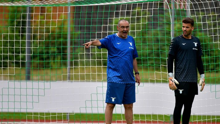 Maurizio Sarri e Luis Maximiano