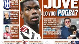 Prima Pagina, Tuttosport: “Under poker! Italia con la Dea. Juve, lo vuoi Pogba?”
