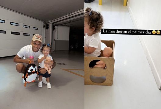 Primo giorno di asilo per la piccola di Lautaro Martinez: piccola disavventura per Nina - immagine 1