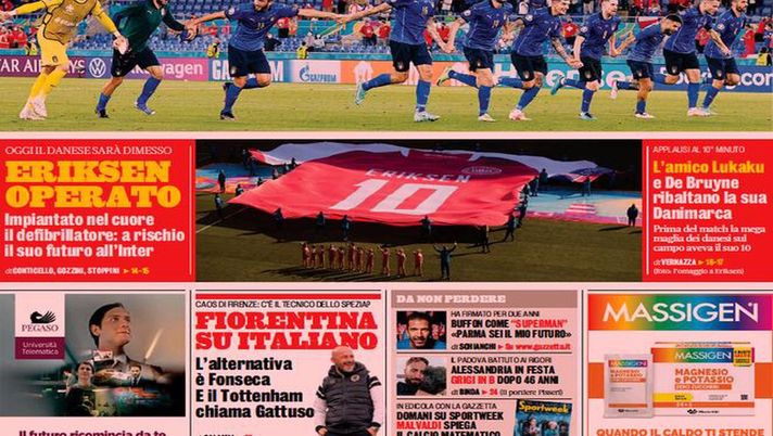 BUONGIORNO CITTACELESTE – LE PRIME PAGINE DEI PRINCIPALI QUOTIDIANI SPORTIVI – GUARDA 