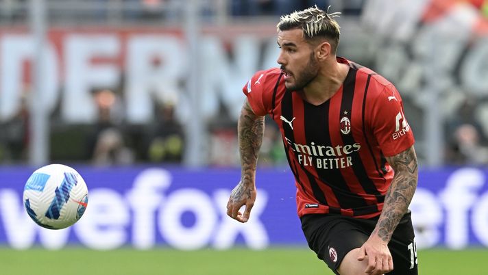 Theo Hernández AC Milan Milan-Fiorentina 1-0 Serie A 2021-2022