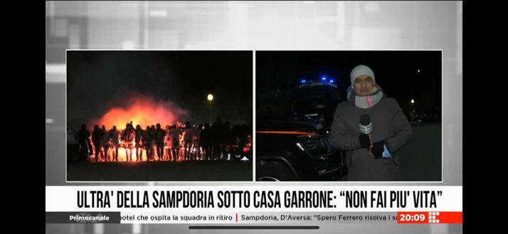 Tifosi Samp, vigilia del derby a casa…Garrone: cori, insulti e fumogeni…- immagine 2