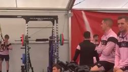 VIDEO Palermo, la squadra di Corini si allena in palestra con il Girona