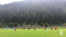 Milan Under 17, le prime immagini dal ritiro di Pinzolo