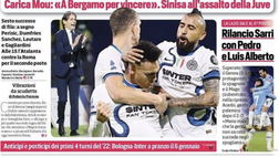 Prima Pagina, Corriere dello Sport: “L’Inter se ne va, +4 sul Milan. Carica Mourinho”