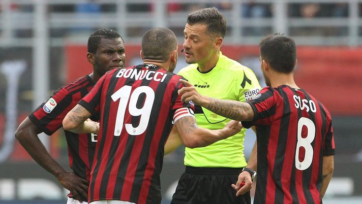Milan-Genoa espulsione Bonucci