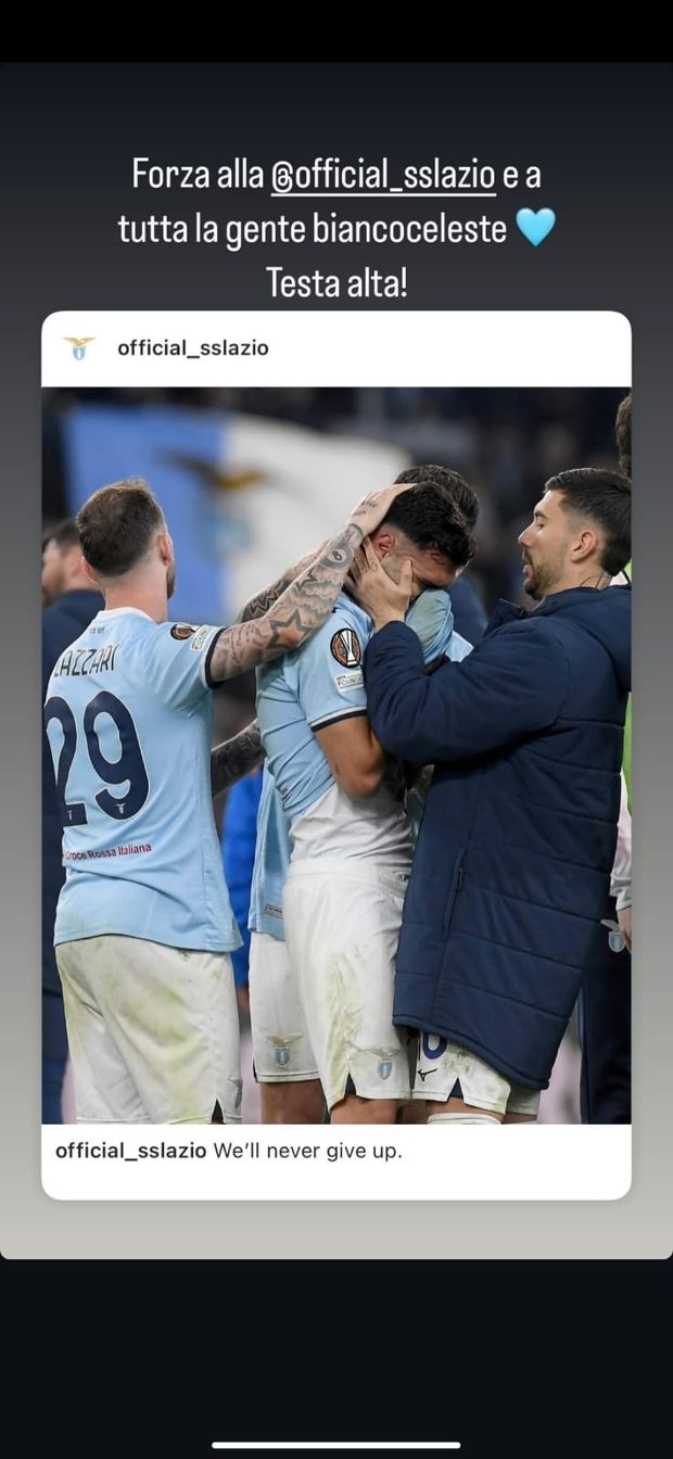 Il messaggio social di Luis Alberto dopo l'eliminazione Il messaggio social di Luis Alberto dopo l'eliminazione