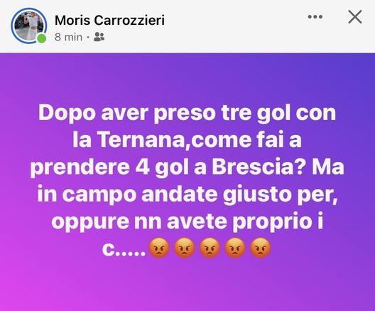 Brescia-Palermo, Carrozzieri: “Come si fa? In campo tanto per o non avete i…” palermo