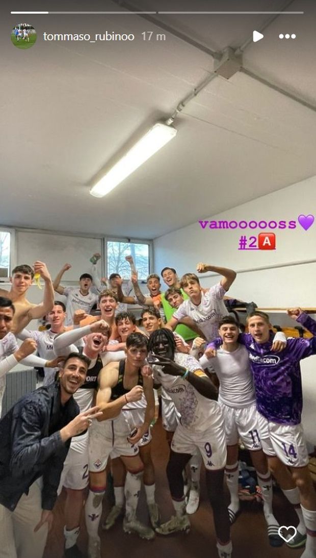 FOTO – Che trionfo della Primavera! Anche Castrovilli esulta negli spogliatoi- immagine 2