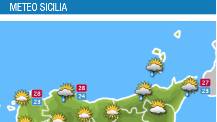 Meteo, Palermo: nuvoloso e nubi sparse, le previsioni di lunedì 6 settembre 