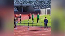 VIDEO – Roma, la rifinitura allo Stadio di Tokyo in vista della prima amichevole