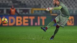 Torino-Carpi, traversa su punizione per il portiere Milinkovic-Savic