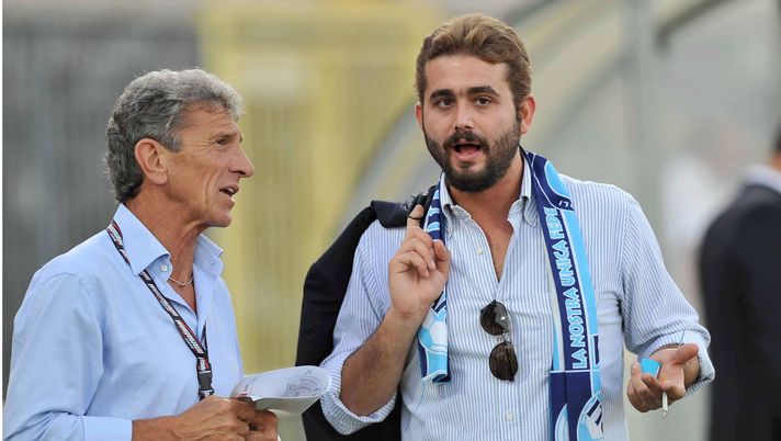 RAVENNA, ITALY - AUGUST 08: Former player Giuseppe Savoldi and Edward De Laurentiis, Napoli's Team Manager during the preseason friendly match between Bologna and Napoli on August 8, 2010 in Ravenna, Italy. (Photo by Roberto Serra/Getty Images) RAVENNA, ITALY - AUGUST 08: Former player Giuseppe Savoldi and Edward De Laurentiis, Napoli's Team Manager during the preseason friendly match between Bologna and Napoli on August 8, 2010 in Ravenna, Italy. (Photo by Roberto Serra/Getty Images)