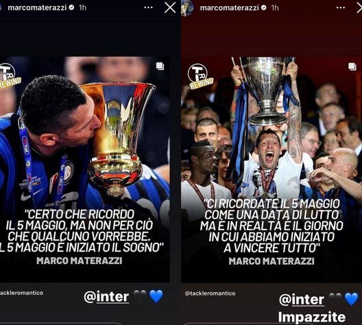 5 maggio, Materazzi risponde ai tifosi juventini che lo chiamano in causa: “Impazzite”- immagine 2