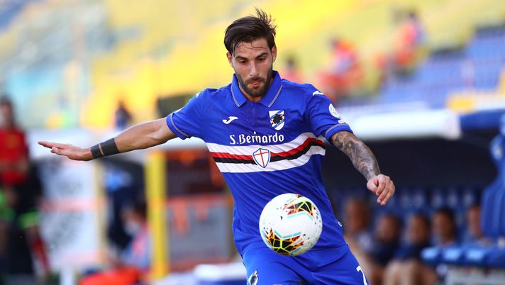 PARMA, ITALY - JULY 19:  Nicola Murru of UC Sampdoria in action during the Serie A match between Parma Calcio and UC Sampdoria at Stadio Ennio Tardini on July 19, 2020 in Parma, Italy.  (Photo by Marco Luzzani/Getty Images) 