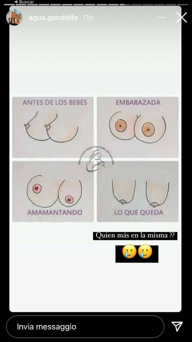 La compagna di Lautaro “preoccupata” per il seno dopo la gravidanza: “Anche voi…”- immagine 2