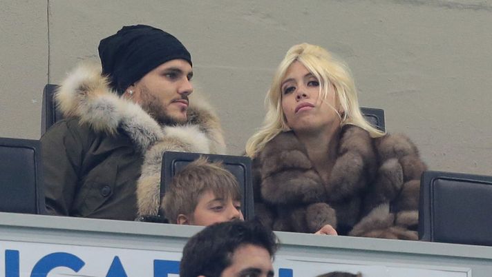 Icardi e Wanda a San Siro Icardi e Wanda a San Siro
