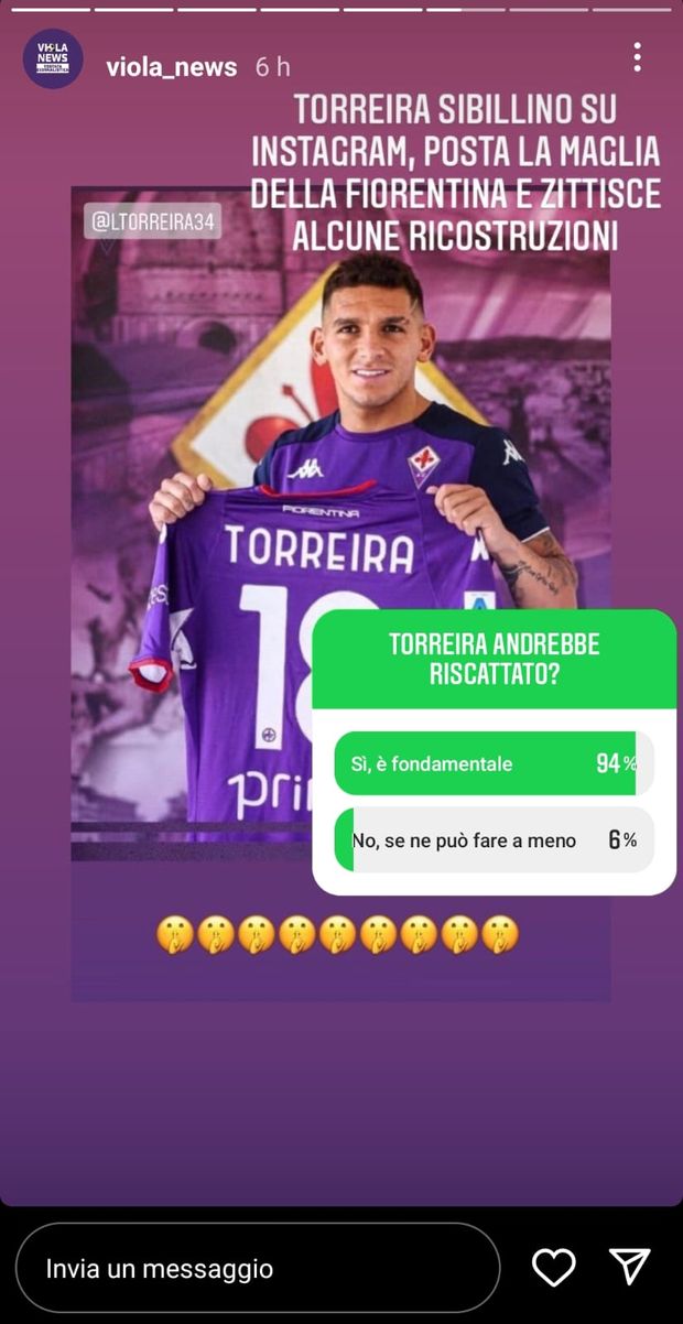 Violanews su IG, plebiscito su Torreira: è fondamentale riscattarlo- immagine 2